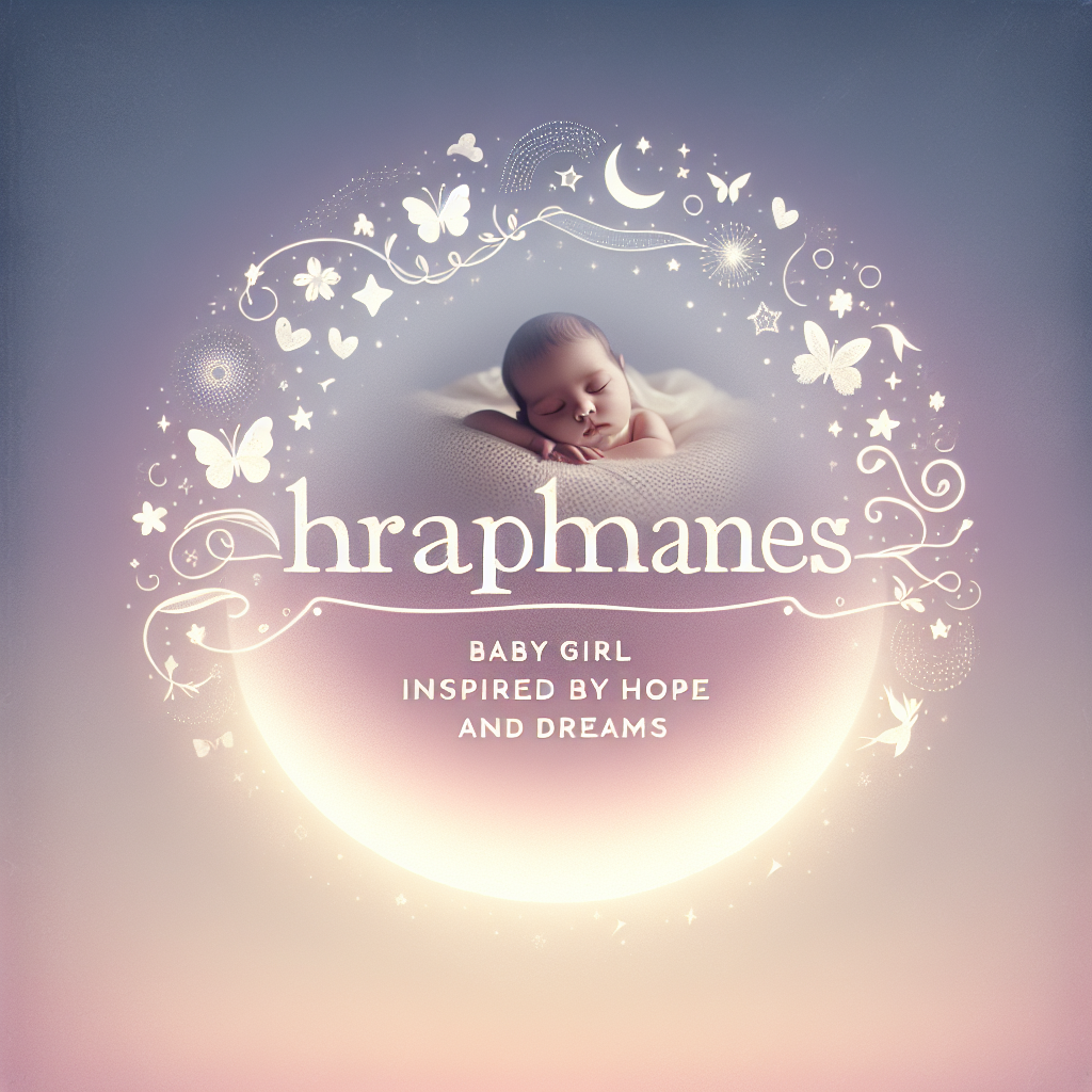 Baby girl names inspired by hope and dreams